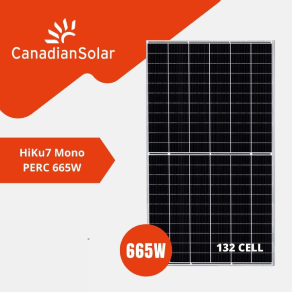 665w Canadian Solar Monocrystalline 31 unités